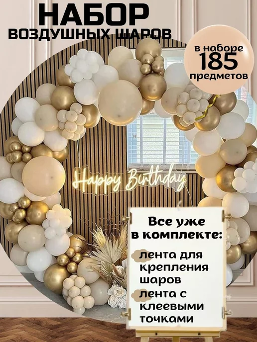 Magic of Balloons Арка из воздушных шаров на праздник для детей фотозона