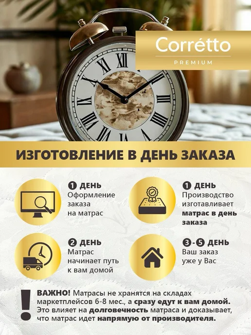Premium C Ортопедический матрас на кровать 90x195, пружинный, 90x195, фото 4