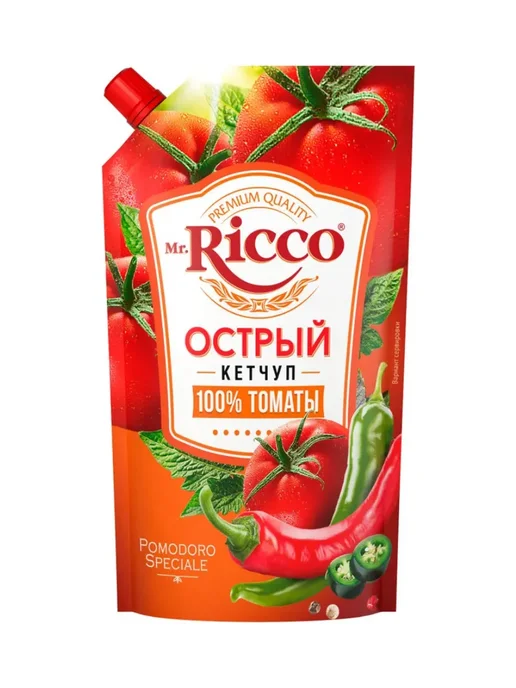 Mr.Ricco Кетчуп Острый 300 г 3 упаковок, 300 г, фото 2