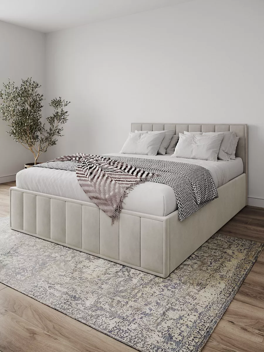 Кровать двуспальная 160x200 с подъемным механизмом
