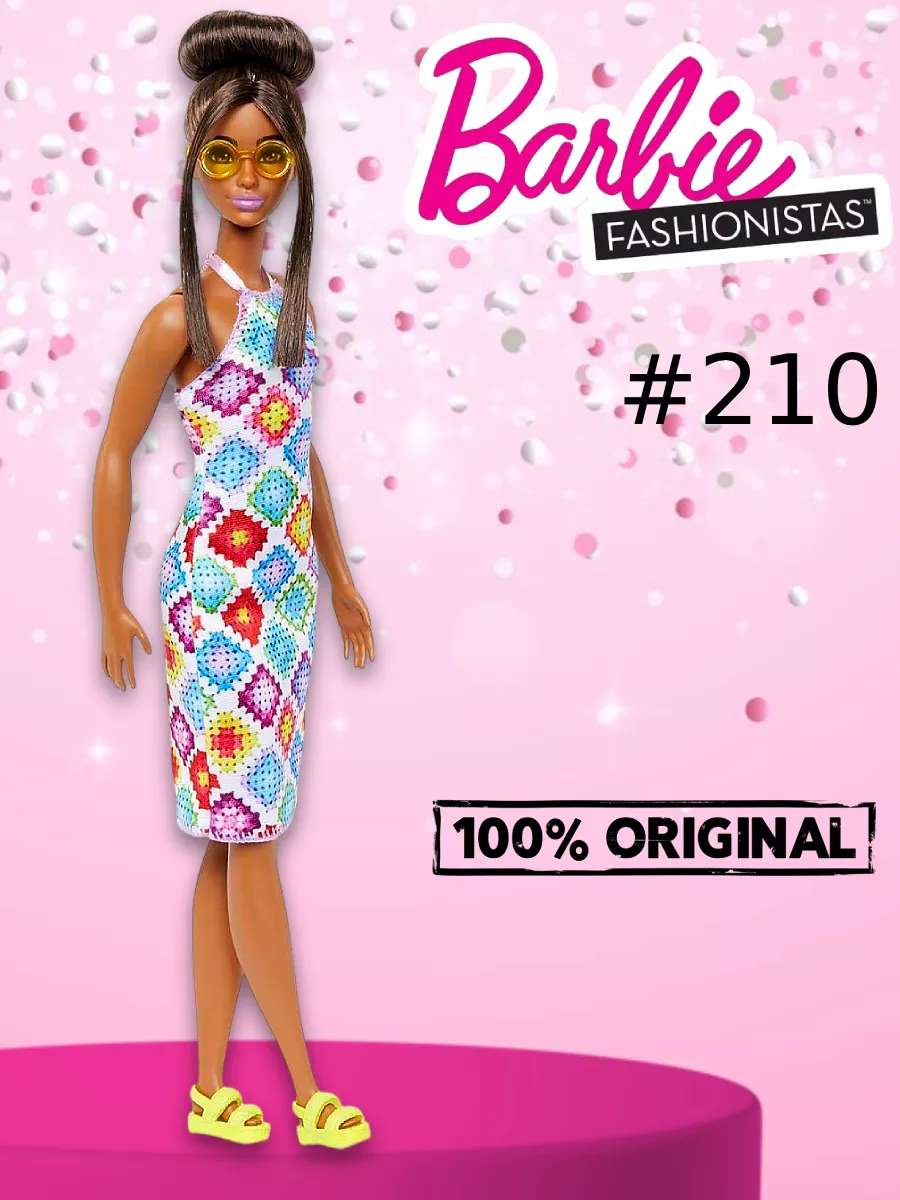 Barbie Fashionistas 210 HJT07 Barbie 213591588 1 785 Wildberries