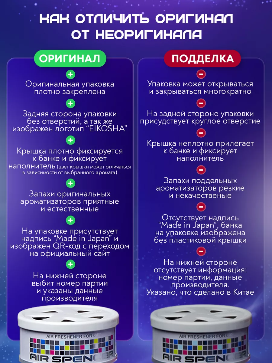 Меловой ароматизатор в машину для автомобиля автопарфюм А106 EIKOSHA  213668372 купить за 842 ₽ в интернет-магазине Wildberries