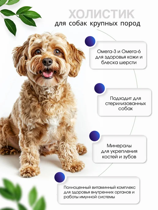 Сухой корм PFDesheli Морской для собак, рыба, 10,1 кг, фото 4