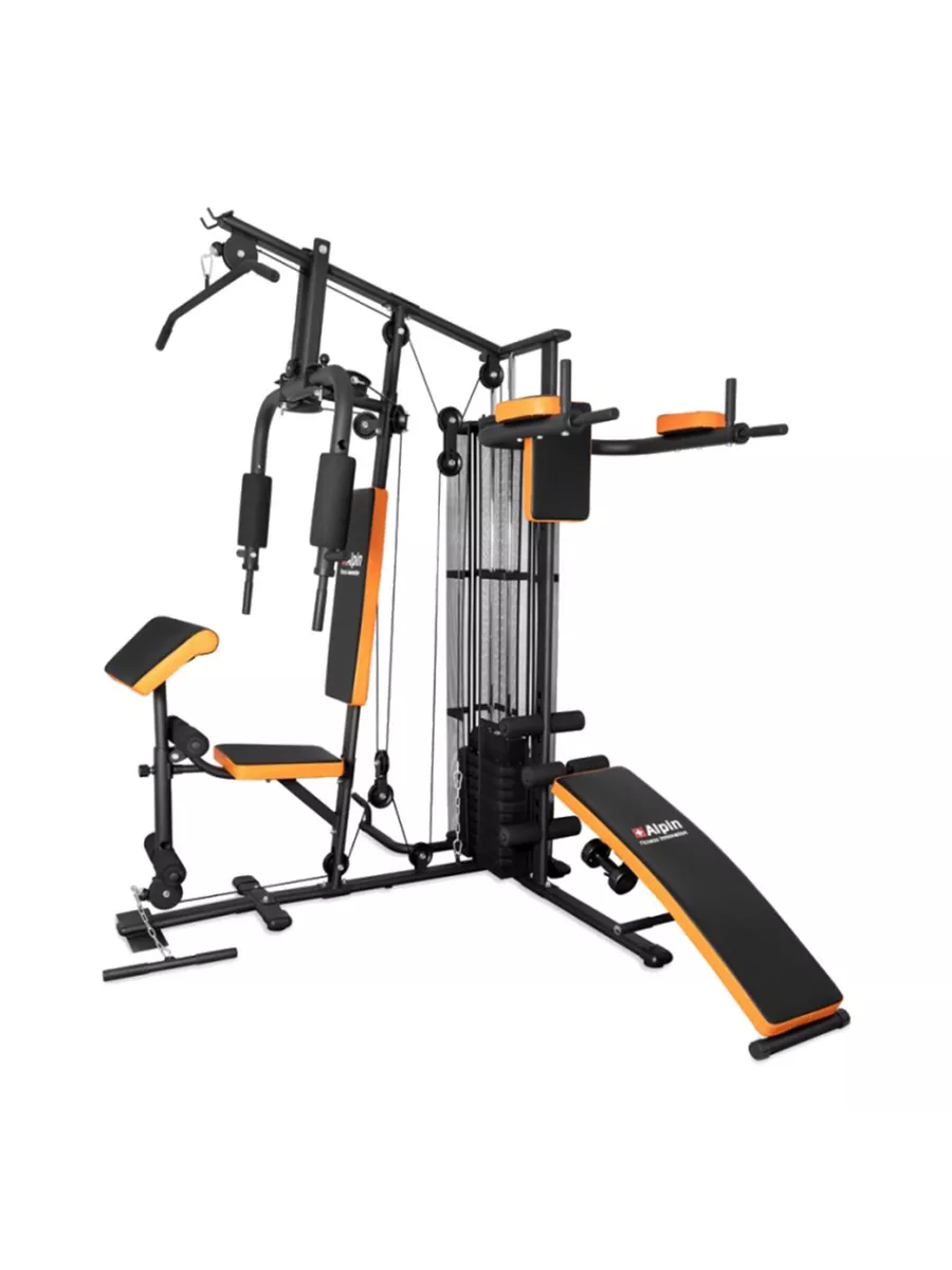 Тренажер ALPIN Multi Gym силовая станция GX-400 ALPIN 213729936 купить за  63 690 ₽ в интернет-магазине Wildberries