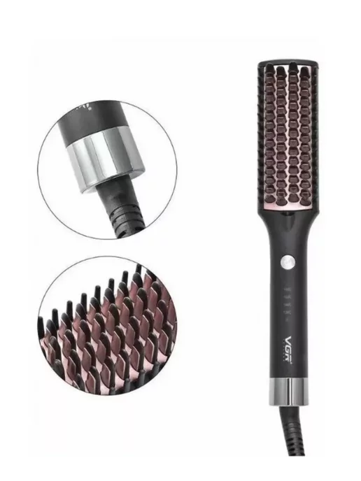 babyliss Профессиональная электрическая расческа утюжок V590, черный, фото 2