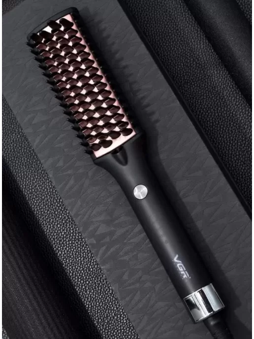 babyliss Профессиональная электрическая расческа утюжок V590, черный, фото 5
