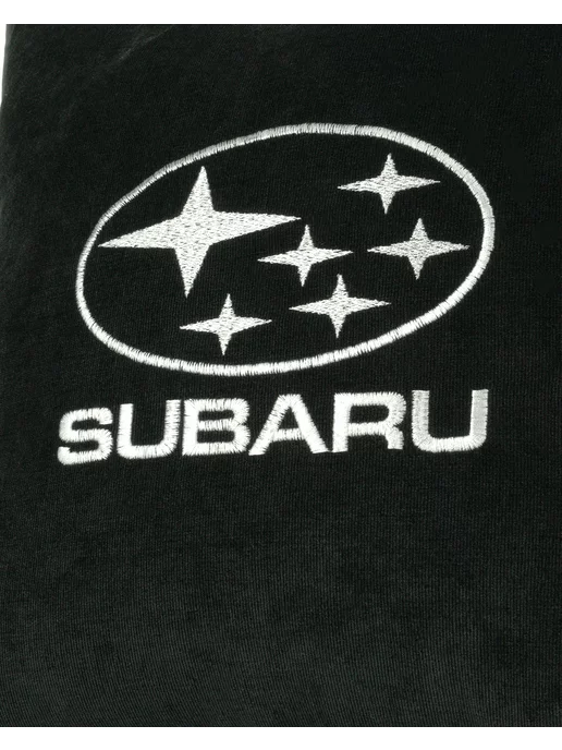 Dekos Подушка с вышивкой для автомобиля Subaru, черный, фото 8