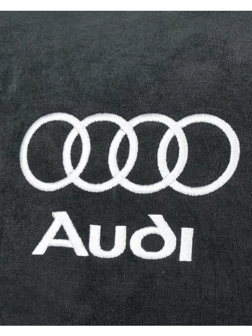 Dekos Подушка в машину с вышивкой для Audi, черный, фото 6