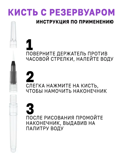 DENKSY Набор акварельных маркеров для скетчинга, 24 цвета, вариант, фото 5