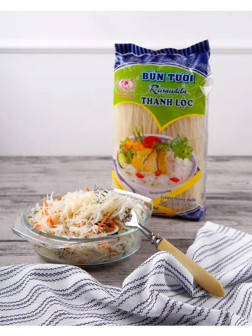 THANH LOC Рисовая лапша тонкая Bun Tu OI из Вьетнама, 500 г, 500 г, фото 2