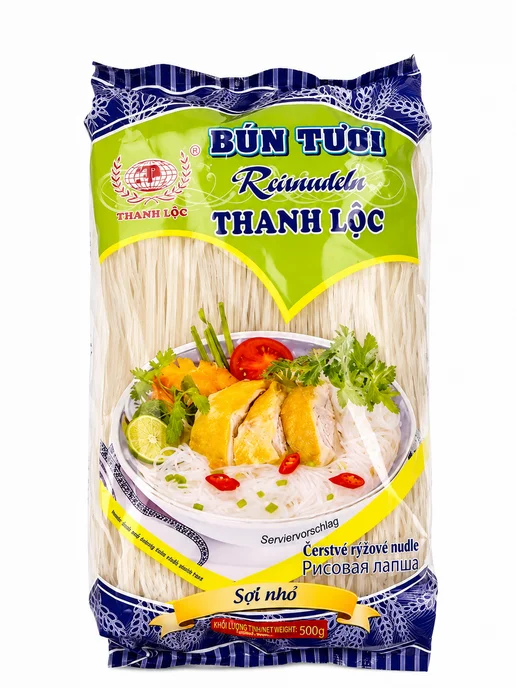 THANH LOC Рисовая лапша тонкая Bun Tu OI из Вьетнама, 500 г, 500 г, фото 8