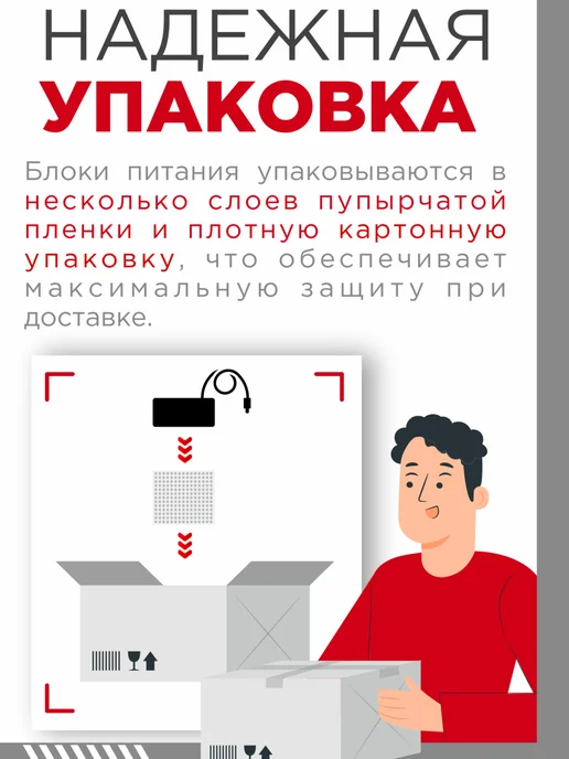 Нет бренда Блок питания 24V 1.5A 36W 5.5x2.5 мм в розетку, 5.5x2.5 мм, 36 Вт, фото 6
