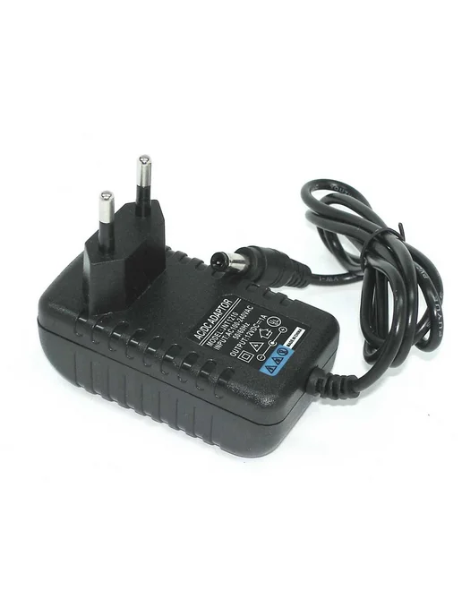 Нет бренда Блок питания 12V 1A 12W 5.5x2.5 мм черный, в розетку, 5.5x2.5 мм, 12 Вт, фото 3