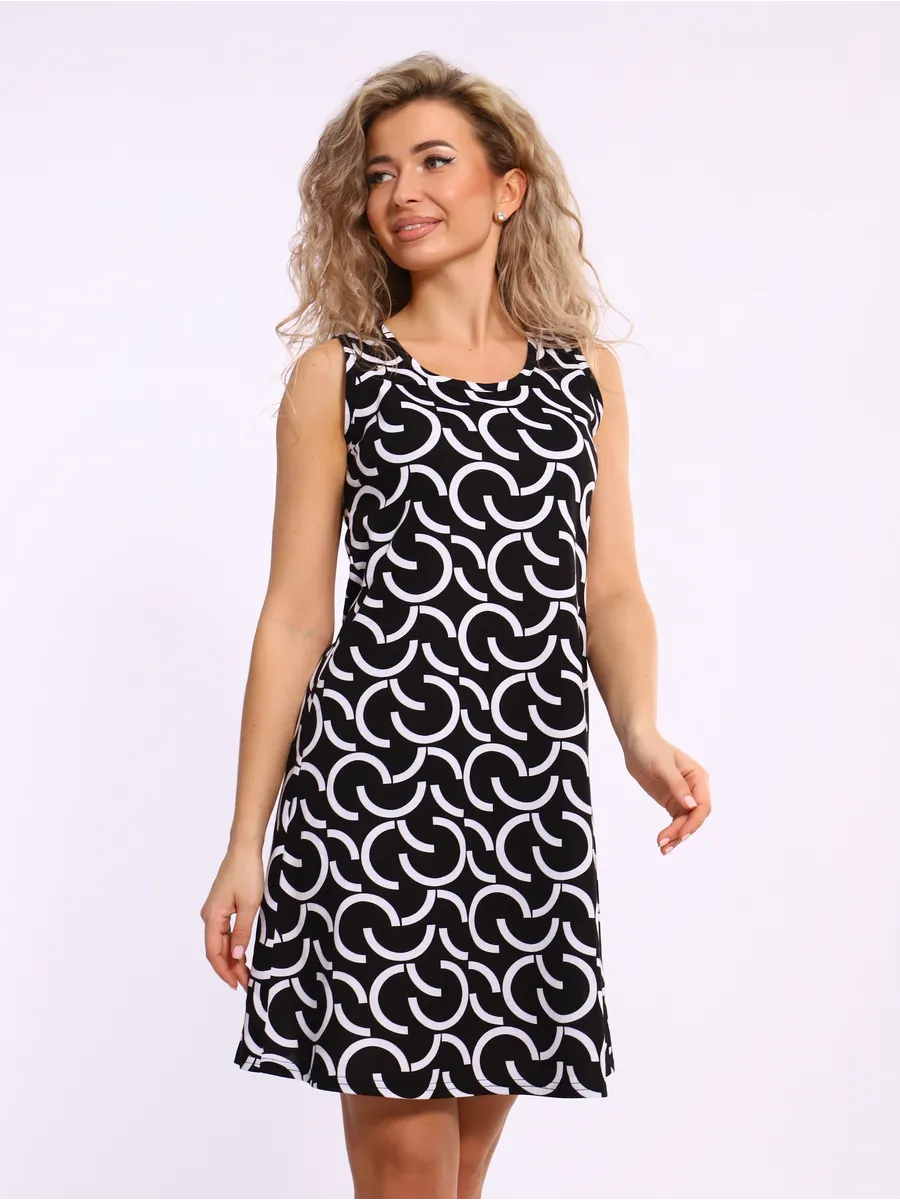Платье домашнее трикотажное