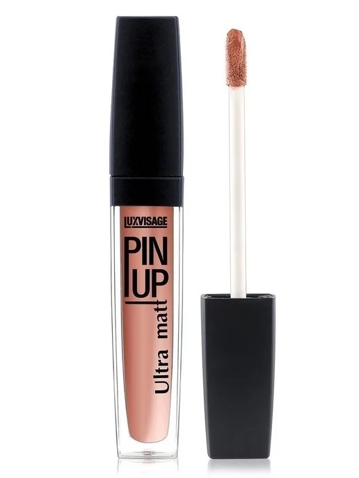 LUXVISAGE Блеск для губ PIN-UP ultra matt, тон 23 LATTE