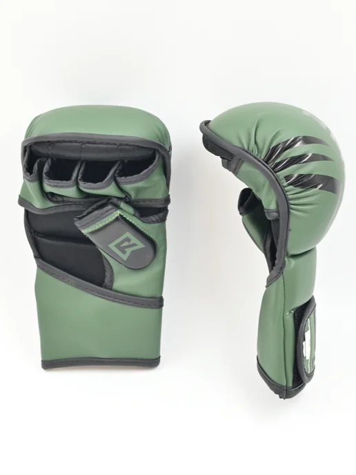 RAGE fight gear Перчатки крабы для ММА красный, зеленый