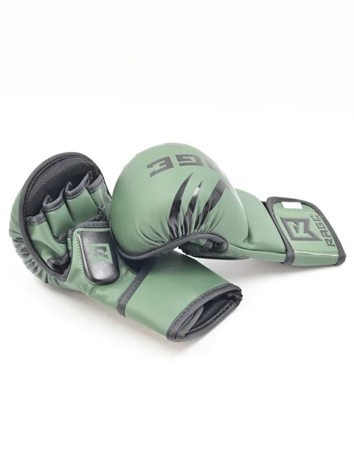RAGE fight gear Перчатки крабы для ММА красный, зеленый, фото 3