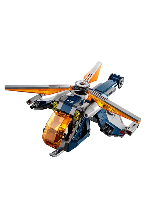 LEGO Конструктор Super Heroes - Спасение Халка на вертолёте, синий, фото 6