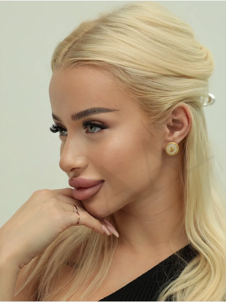 Серьги Шанель