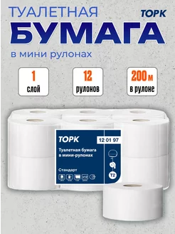 Туалетная бумага для диспенсера, Tork, 1-слойная, 12 рулонов Tork 213881963 купить за 1 335 ₽ в интернет-магазине Wildberries