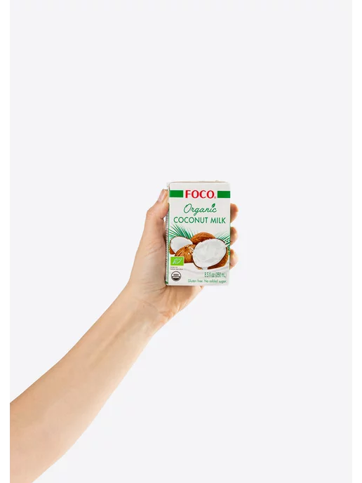 foco Кокосовое молоко ORGANIC 250 мл, Tetra Pak, 250 мл, фото 2