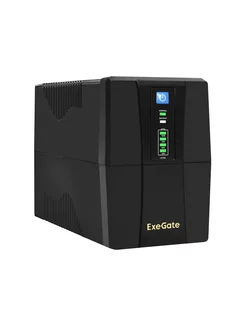 EXEGATE ИБП SpecialPro UNB-600.LED.AVR.2SH.RJ.USB