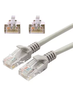 Интернет кабель 30м, коннектор rj45, cat 6e, UTP патчкорд LZD 213931898 купить за 608 ₽ в интернет-магазине Wildberries