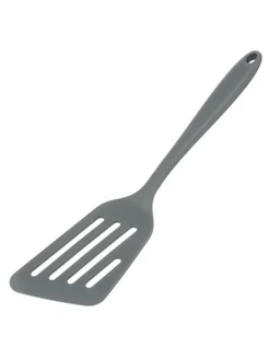 Лопатка кулинарная, силиконовая, 34х8.4 см Daniks. Цвет серый. Вид 2.