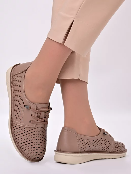 Letsgo Shoes мокасины, коричневый, фото 3