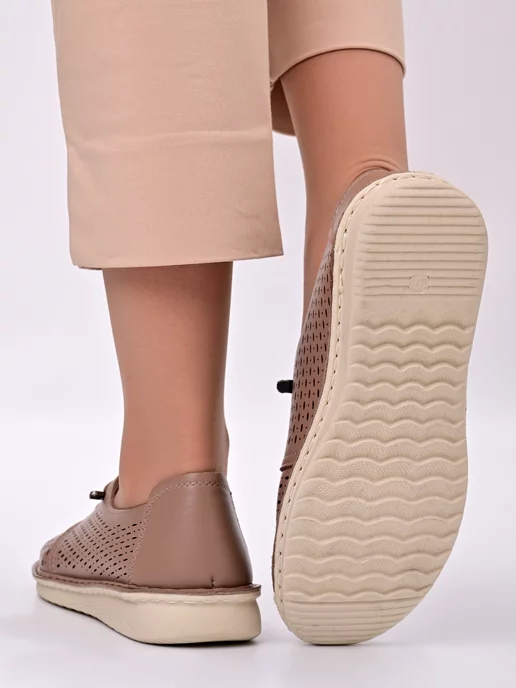 Letsgo Shoes мокасины, коричневый, фото 4