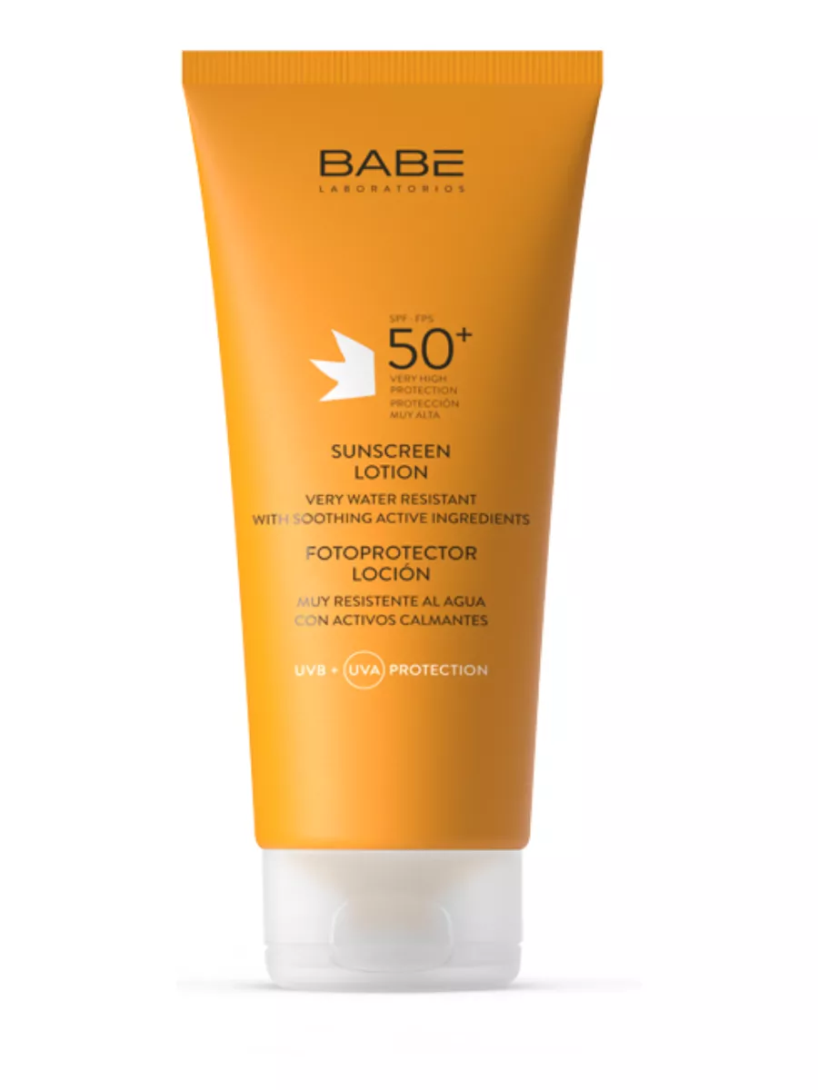 Солнцезащитный крем лосьон SPF 50+ 200 мл BABE LABORATORIOS 213961981  купить за 1 364 ₽ в интернет-магазине Wildberries