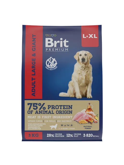 Сухой корм Brit Premium для собак, крупные, 15 кг, фото 2