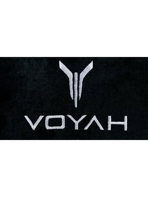 Dekos Подушка в машину с вышивкой для Voyah, черный, фото 4