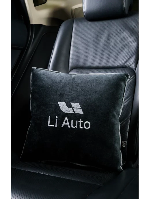 Dekos Подушка в машину с вышивкой для Li Auto, черный, фото 7