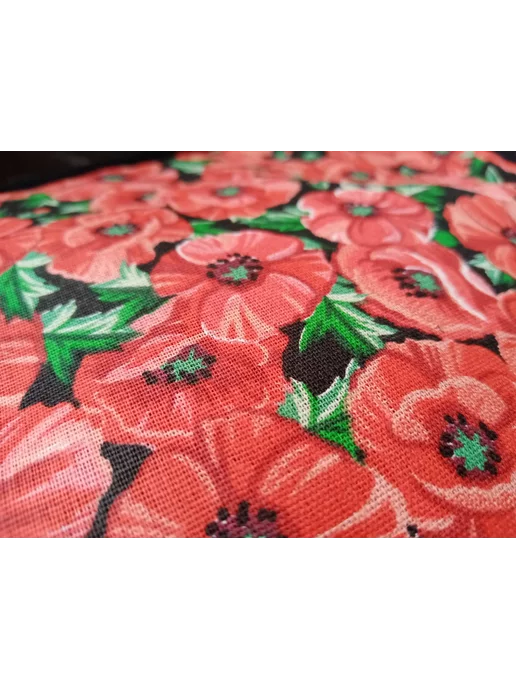 lorena-textile Прихватки кухонные Маки (кб), черный, фото 4