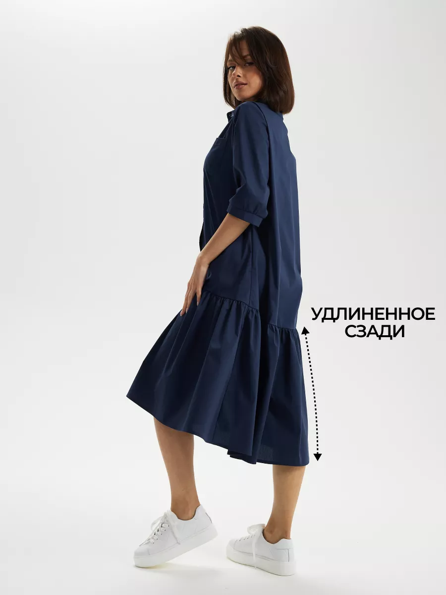 Платье рубашка летнее Wear2Go 214157374 купить за 3 996 ₽ в  интернет-магазине Wildberries