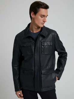 Куртка из натуральной кожи Urban fashion for men 214234119 купить за 11 727 ₽ в интернет-магазине Wildberries