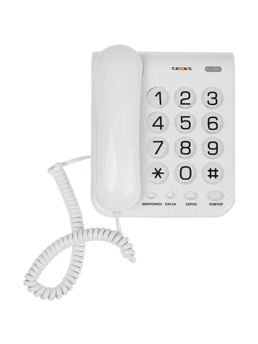 Проводной телефон TX-262 белый