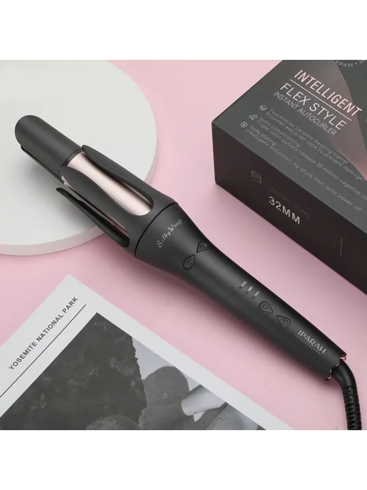 babyliss Крутящаяся плойка для завивки профессиональная P-208, серый, фото 6