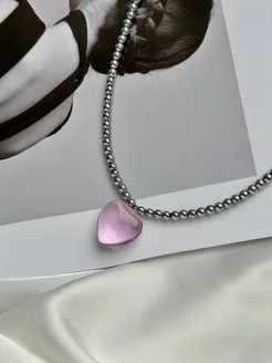 Чокер из гематита бижутерия с подвеской сердце ELTANIKA Jewelry 214312140 купить за 421 ₽ в интернет-магазине Wildberries