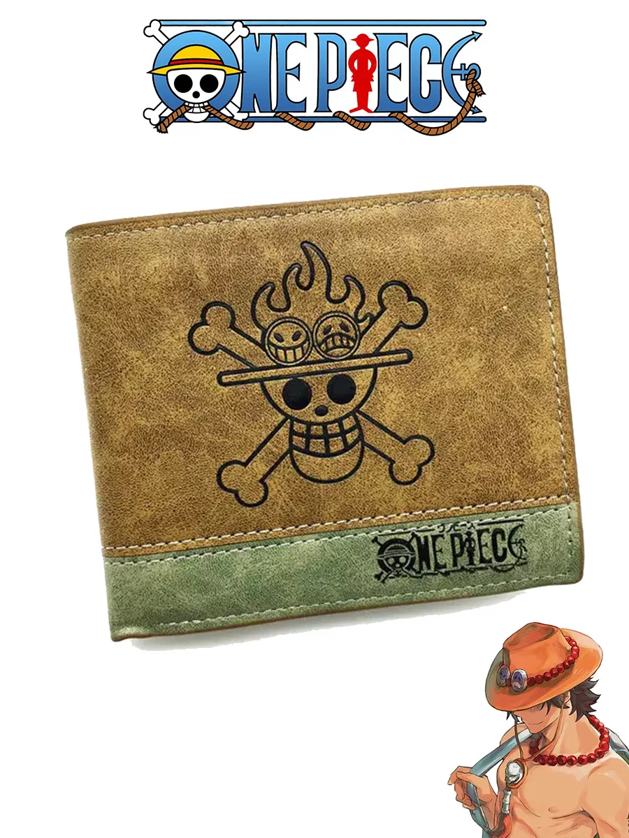 Кошелек - бумажник Портгас Д. Эйс из аниме One Piece Ван Пис GameMerch. Цвет светло-коричневый.