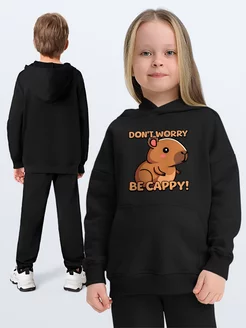 Детское худи Animals Животные Capybaras Капибары Cappy Каждому Своё Kids 214358885 купить за 1 659 ₽ в интернет-магазине Wildberries