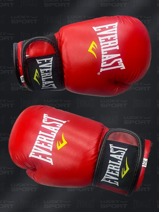 Lucky Sport Боксерские перчатки для бокса, красный, фото 3