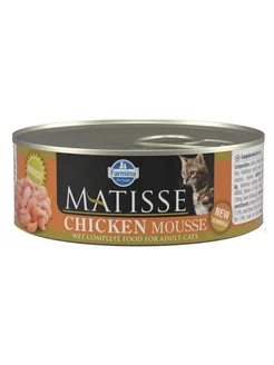 Консервы Matisse Mousse мусс с курицей для кошек, 85г (12шт) FARMINA 214456345 купить за 1 319 ₽ в интернет-магазине Wildberries