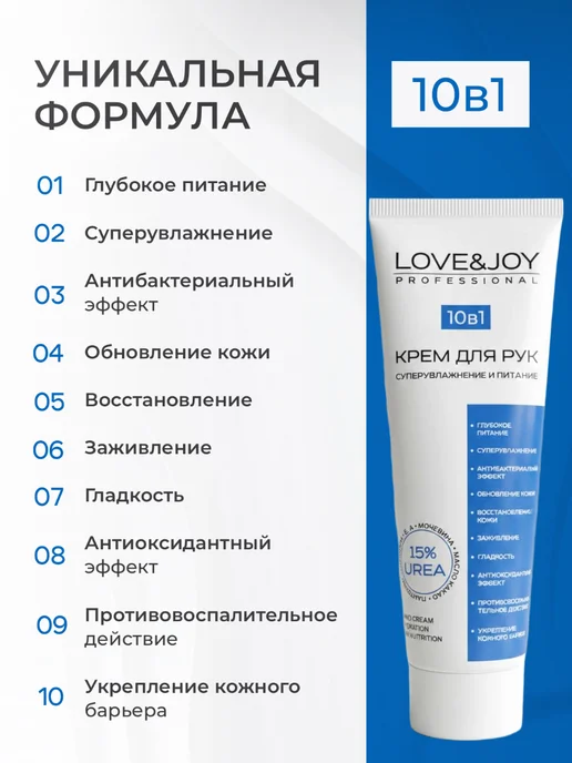 LOVE&JOY Крем для рук увлажняющий и питательный, вариант, фото 4