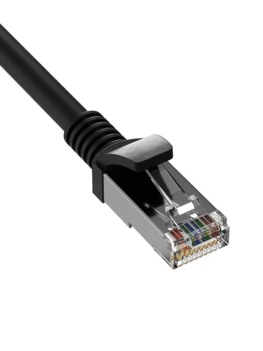 GSMIN Удлинитель сетевого кабеля 3x RJ-45 (F) на RJ-45 (M), 0.29м, 0,29 м, фото 3