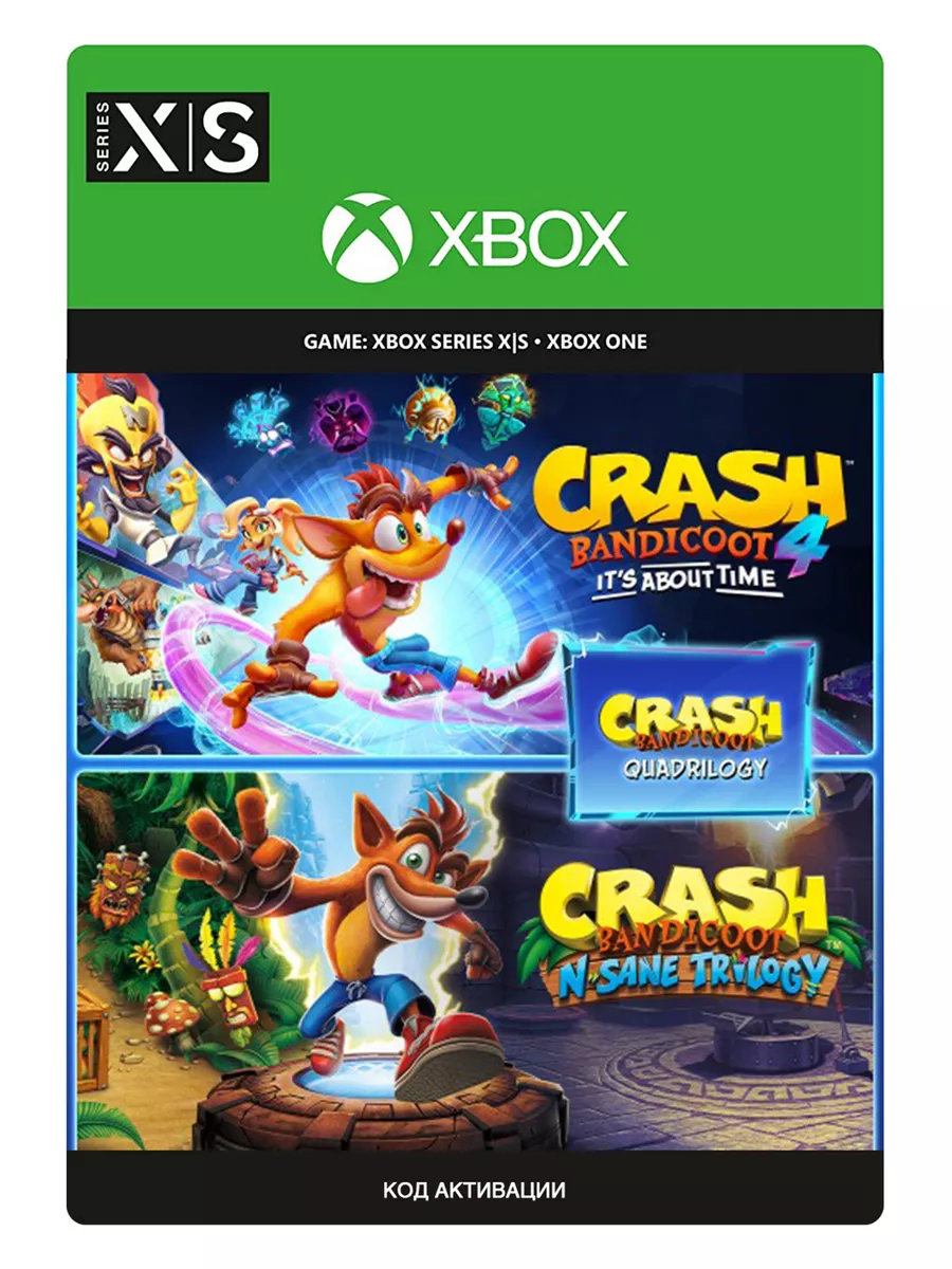 Crash Bandicoot 4 + N. Sane Trilogy (Xbox) Xbox 214489717 купить за 1 460 ₽  в интернет-магазине Wildberries