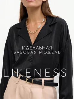 Блузка нарядная с длинным рукавом Likeness 214519484 купить за 1 499 ₽ в интернет-магазине Wildberries