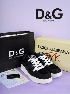 Кроссовки кеды Dolce&Gabbana из натуральной кожи Tunuba 214528870 купить за 3 884 ₽ в интернет-магазине Wildberries