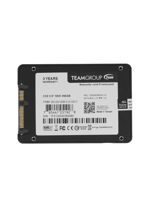 Team Group SSD Накопитель CX2 2.5" 256 ГБ, 256 ГБ, фото 2